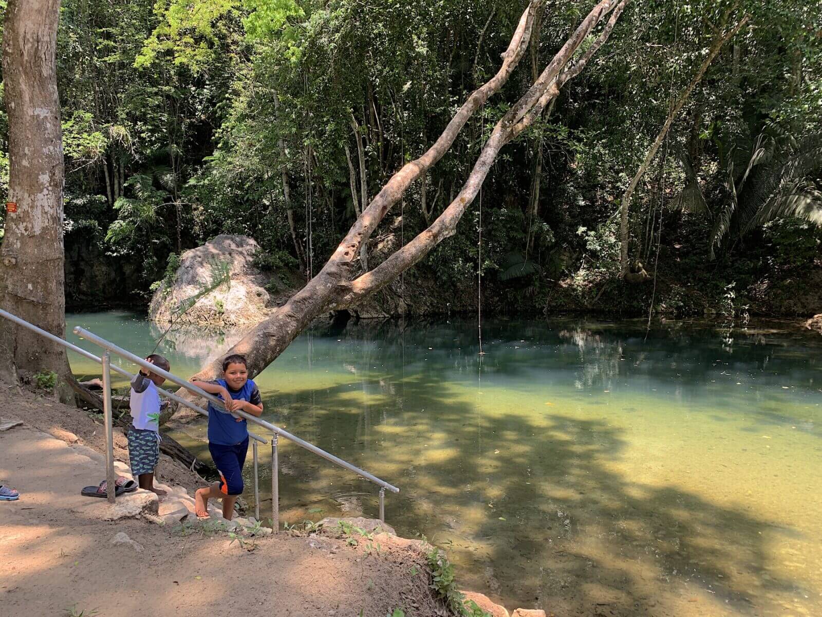 Alvin jr and Aayden barton creek high point travel