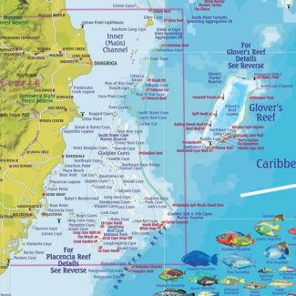 Southern Belize Barrier Reef map